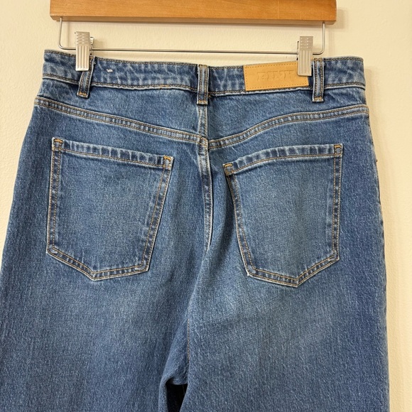 {12} DENIM BY PINK HIGH-RISE STRAIGHT JEANS - Picture 5 of 9